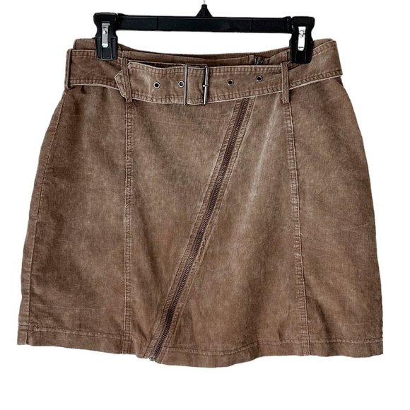 Sadie & Sage‎ Brown Corduroy Skirt Anthropologie Brand 100% Cotton M - Picture 8 of 8